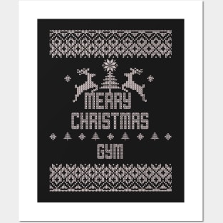 Merry Christmas GYM Posters and Art